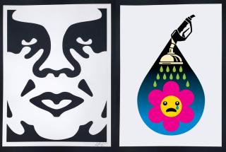 Shepard Fairey designed greenwashing emoji